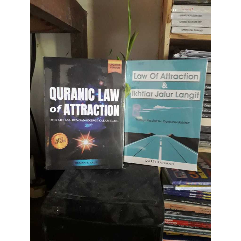 Jual paket 2 buku quranic law of attraction dan law of attraction