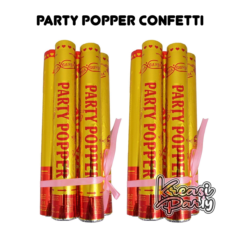 Jual Confetti 30cm - Party Popper - Popper Party | Shopee Indonesia