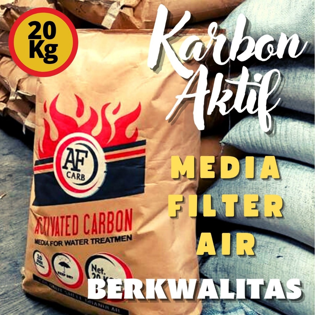 Jual Karbon Aktif 20kg Media Filter Penjernih Penyaring Dan Penyerap