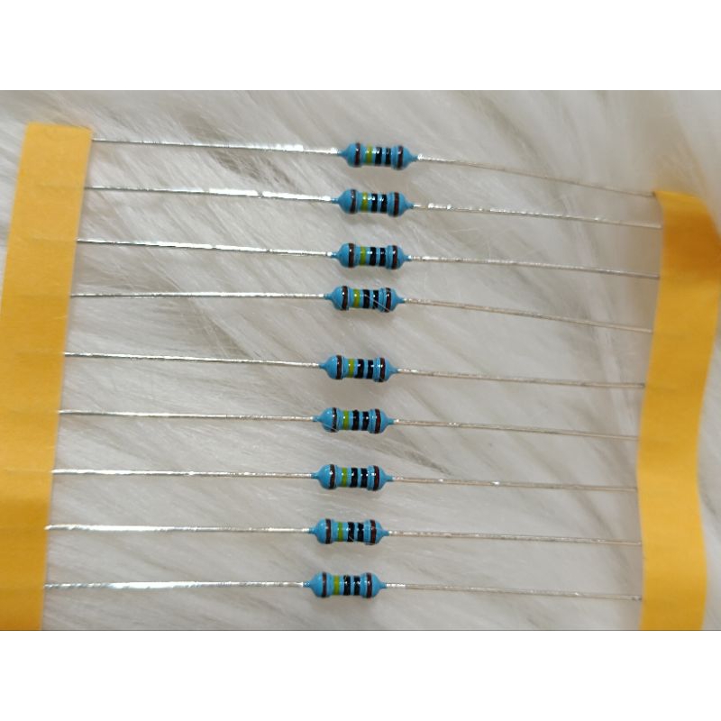 Jual 100 pcs resistor 1/4 watt 470 ohm R 1/4w 470R KAKI TEMBAGA ...