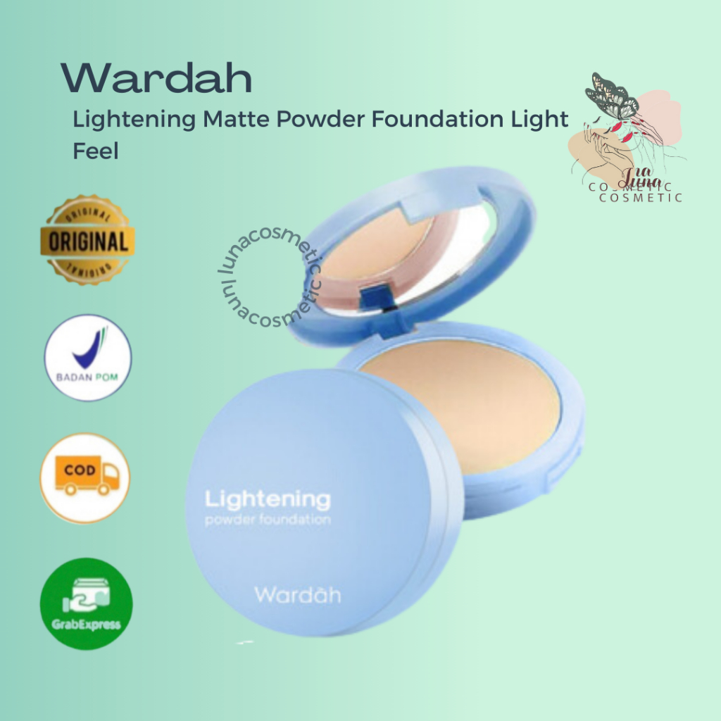 Jual Wardah REFILL Lightening Powder Foundation Light Feel - Bedak Yang ...