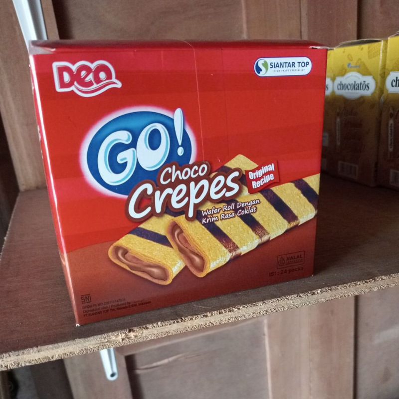 Jual Go crepes wafer roll 1 dus Shopee Indonesia