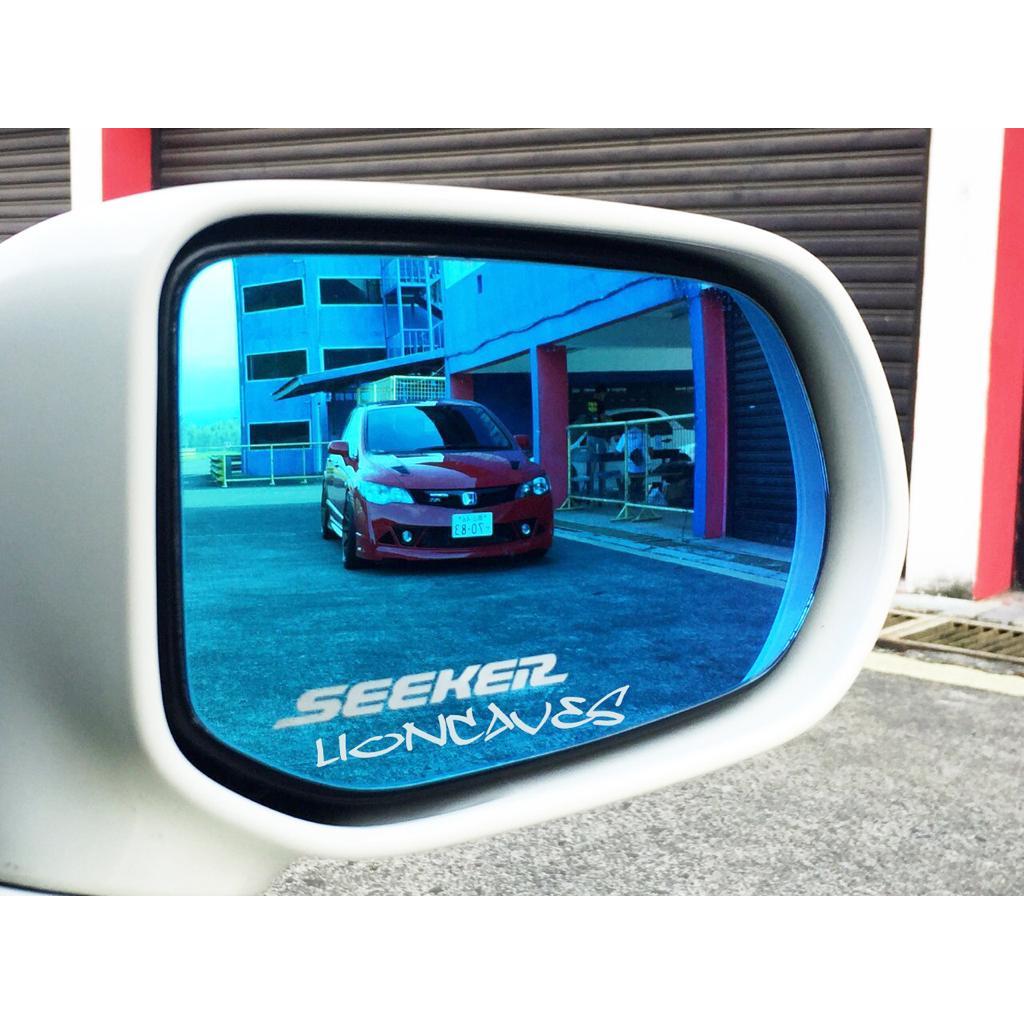 Jual Original SEEKER Blue Wide Rear View Mirror for Civic Type R FD2 ...