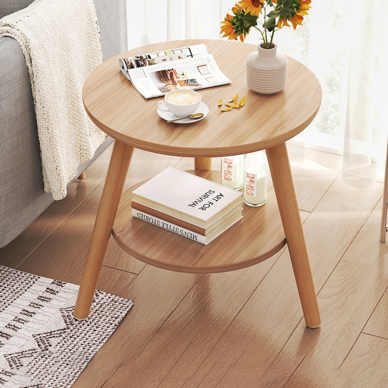 Jual DTG Meja Kopi Gaya Nordic Penyimpanan/ Meja Kopi Minimalis Bulat