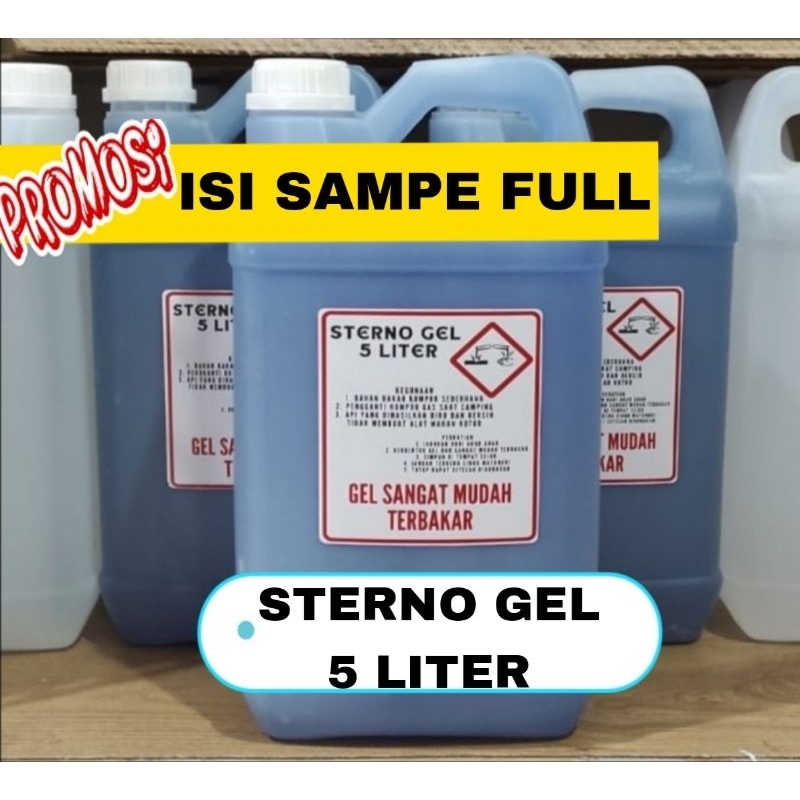 Jual STERNO GEL REFILL 5 LITER/BAHAN BAKAR GEL | Shopee Indonesia