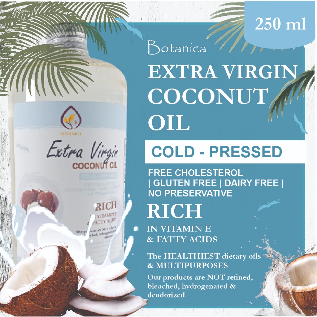 Jual Botanica EVCO Extra Virgin Coconut Oil 500 mL VCO Food Grade Cold