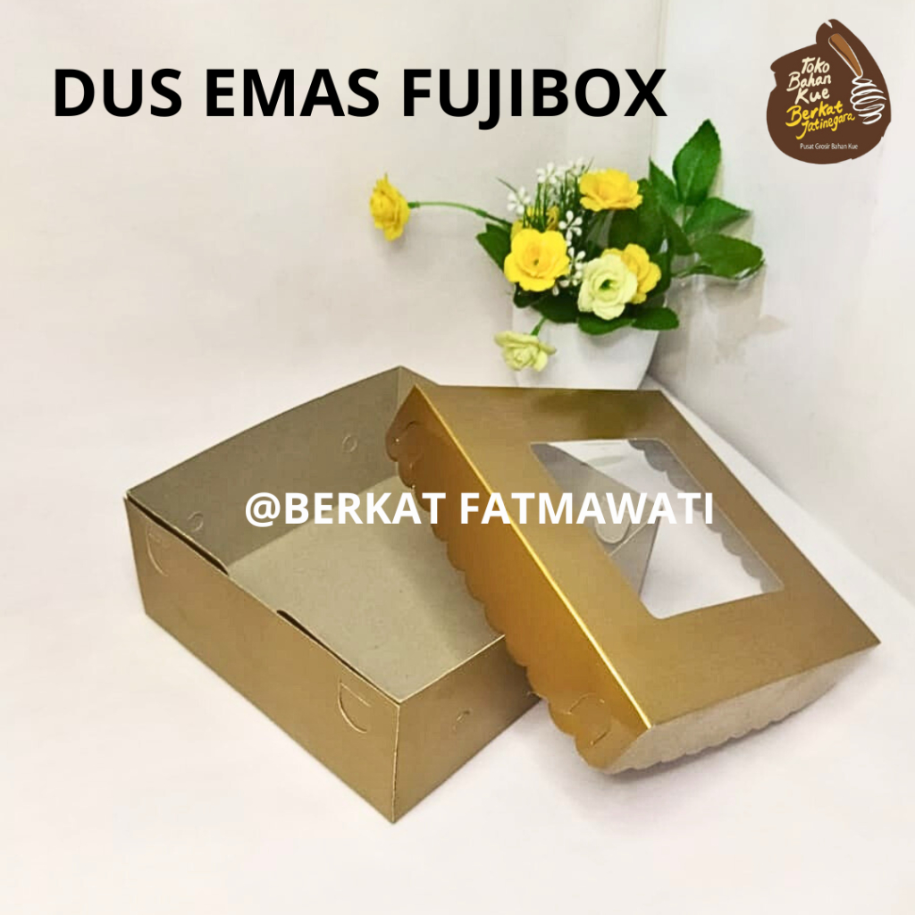 Jual DUS EMAS FUJIBOX 1 PCS/FUJI BOX EMAS KOTAK TUTUP MIKA/BOX KOTAK ...