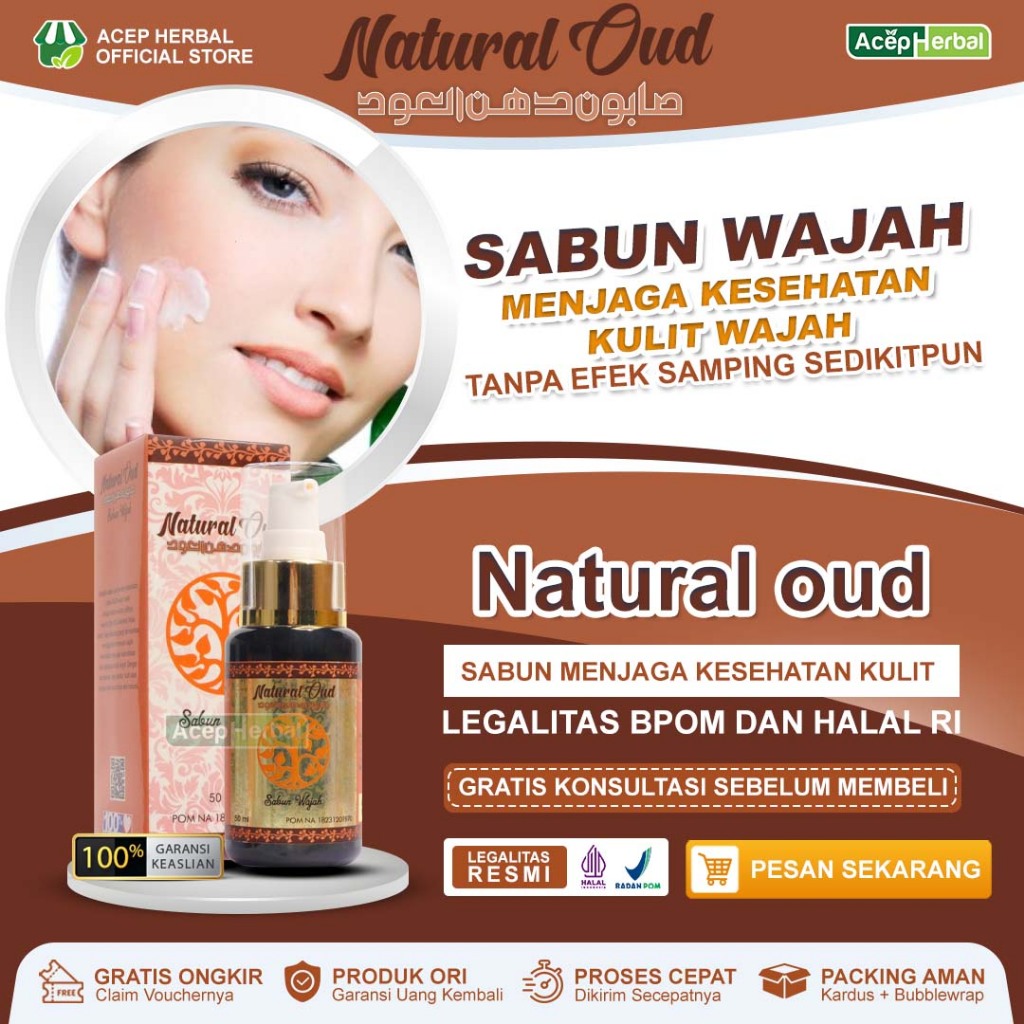 Jual Sabun Natural Oud Sabun Muka Untuk Mencerahkan Kulit Wajah