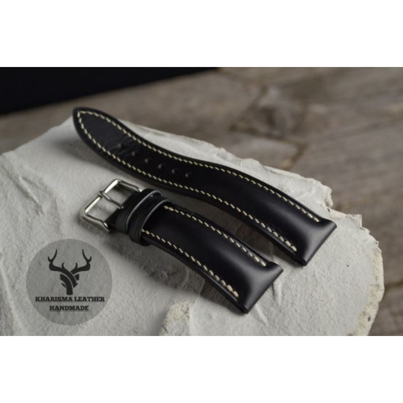 Jual strap jam tangan kulit original/strap jam tangan kulit unisex/bisa ...