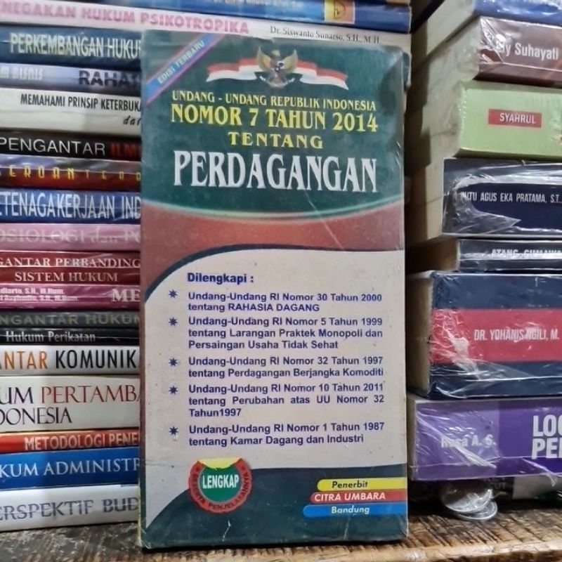 Jual Undang Undang Republik Indonesia Nomor 7 Tahun 2014 Tentang ...