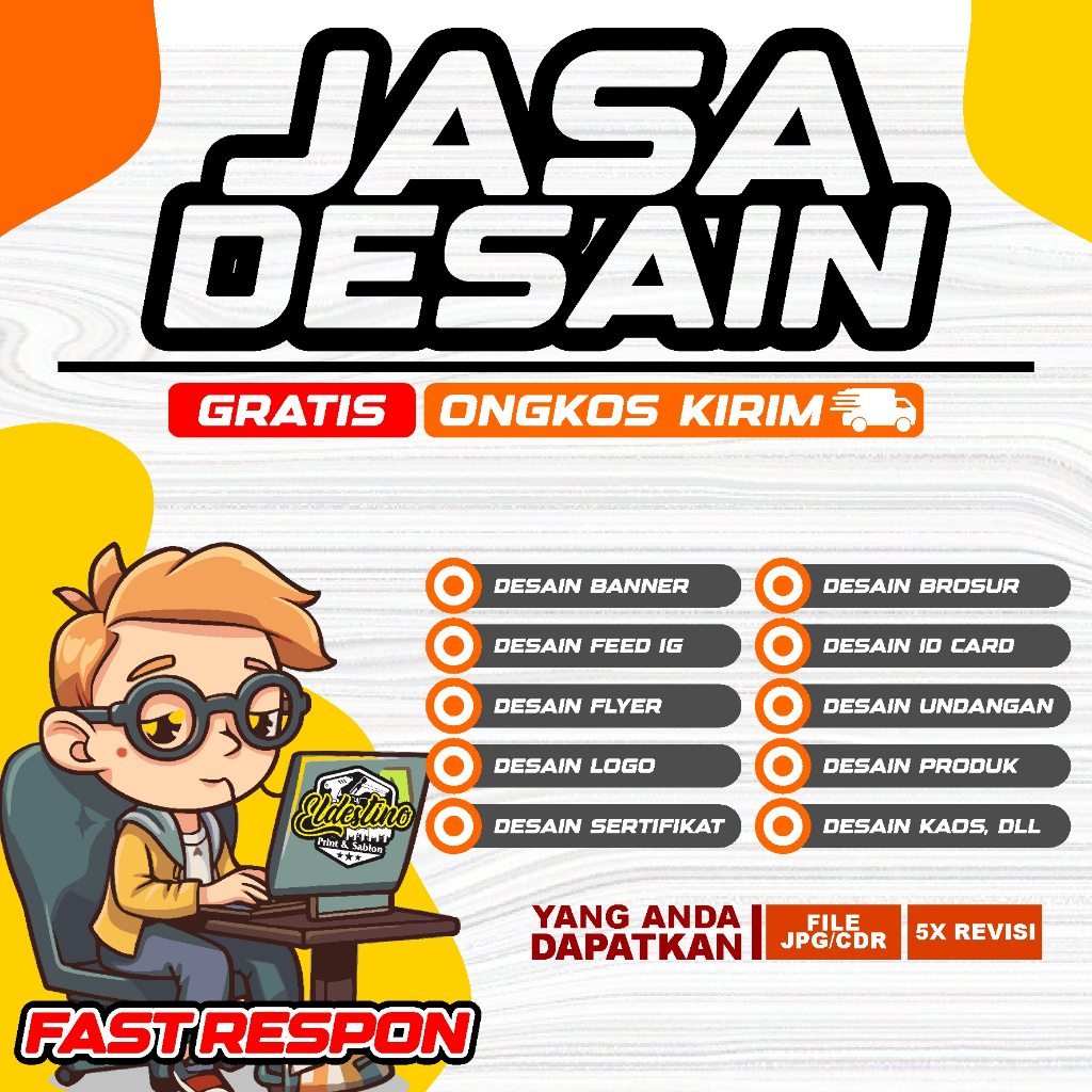 Jual Jasa Desain Grafis Desain Logo Spanduk Banner Kaos Brosur Stiker Label Kemasanan 0744