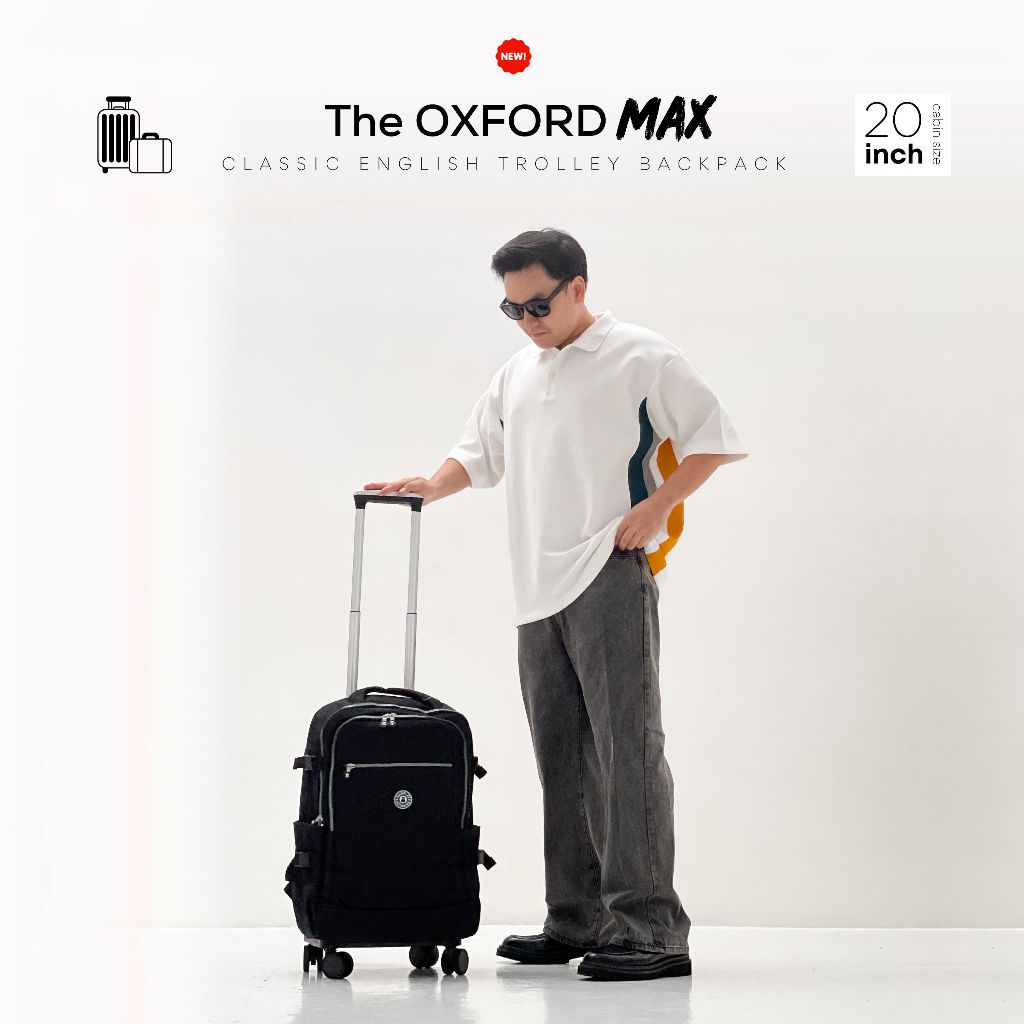 Jual [THE OXFORD MAX] TAS TROLI RANSEL BARLEY THE OXFORD MAX TRAVEL BAG ...