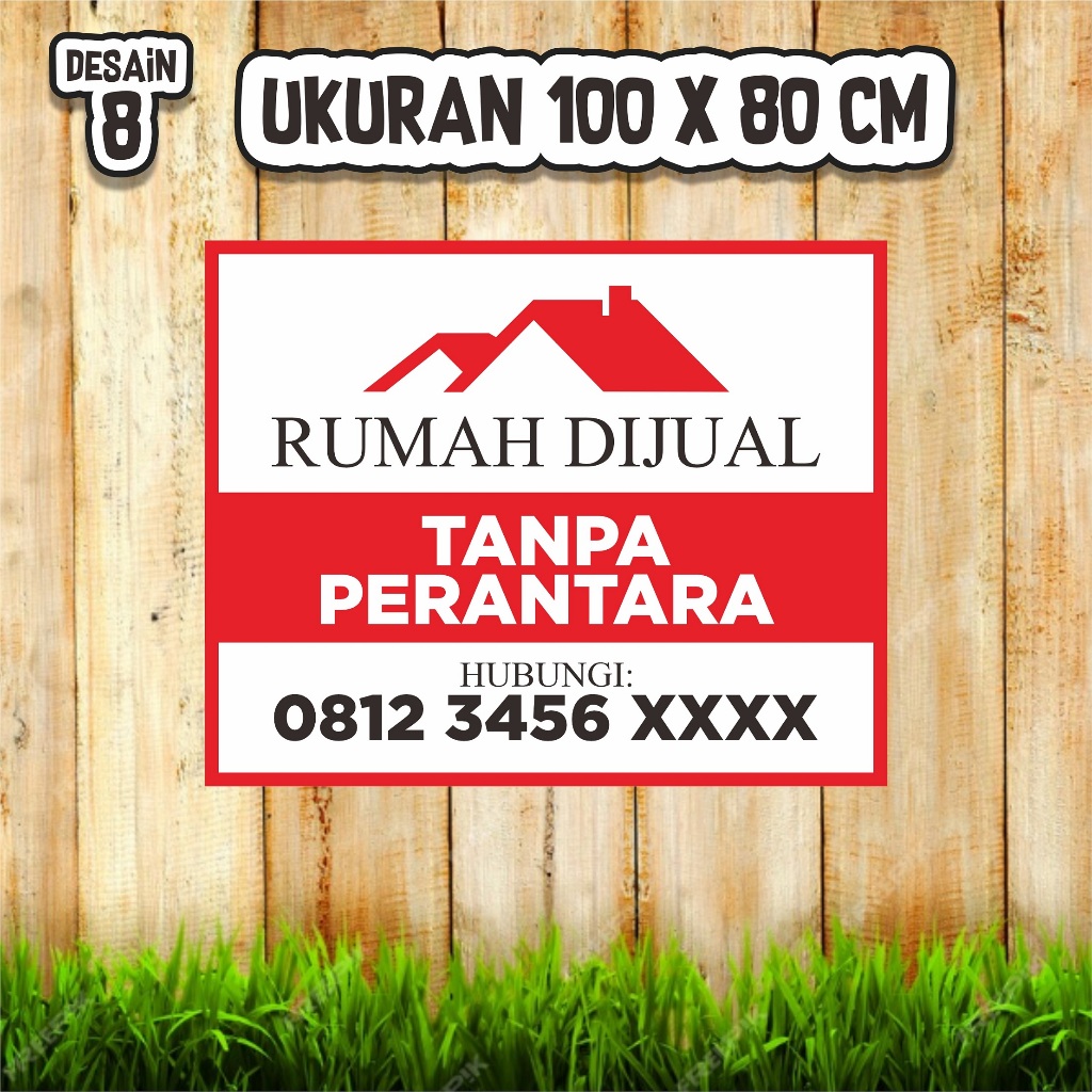 Jual Spanduk Banner Rumah Dijual / Spanduk Rumah Disewakan / Spanduk ...