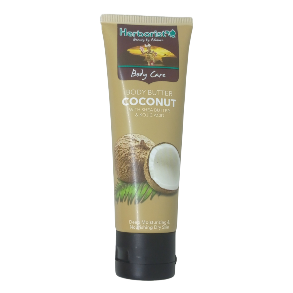 Jual Herborist Body Butter Coconut with Shea Butter & Kojic Acid netto