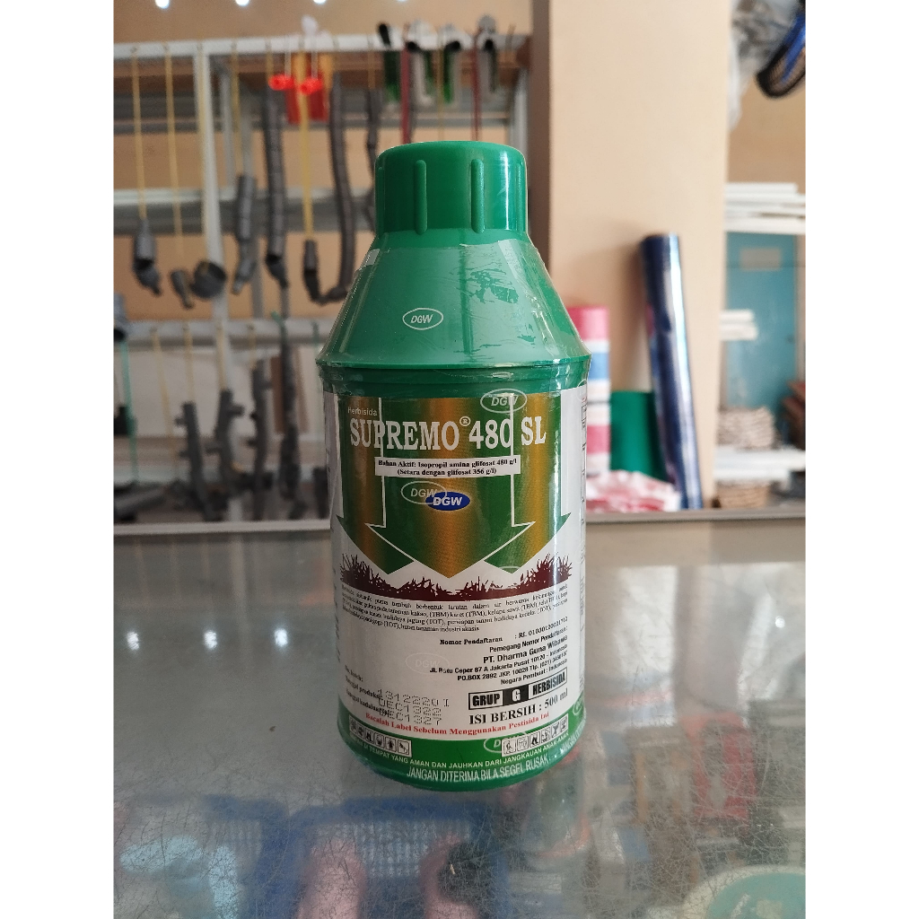 Jual Supremo 500ml Herbisida Sistemik Obat Racun Rumput Gulma 480sl