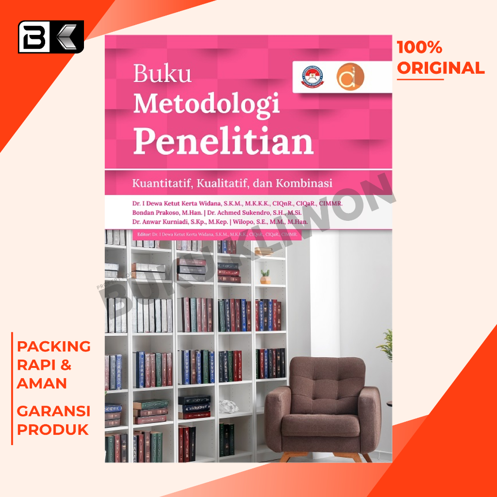 Jual Buku Metodologi Penelitian Kuantitatif, Kualitatif, Dan Kombinasi ...