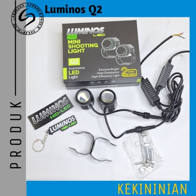 Jual Luminos Q2 | Lampu Tembak D2 Laser Luminos Q2 30 Watt 2 Warna