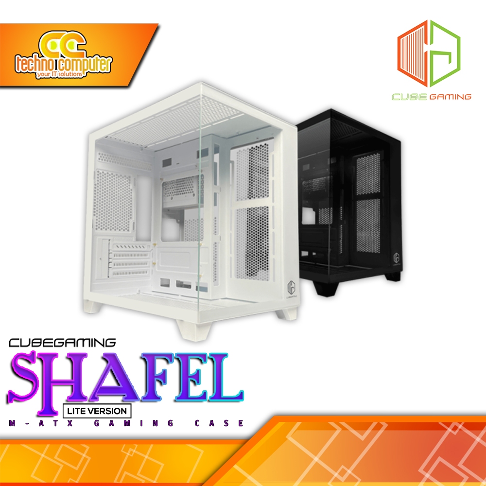 Jual CASING CUBE GAMING SHAFEL LITE - Mid Tower mATX Case Tempered ...