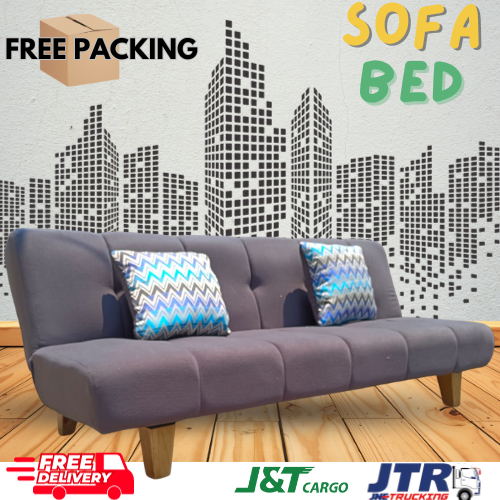 Jual SOFA BED MINIMALIS PREMIUM 160CM FREE 2bantal | Shopee Indonesia