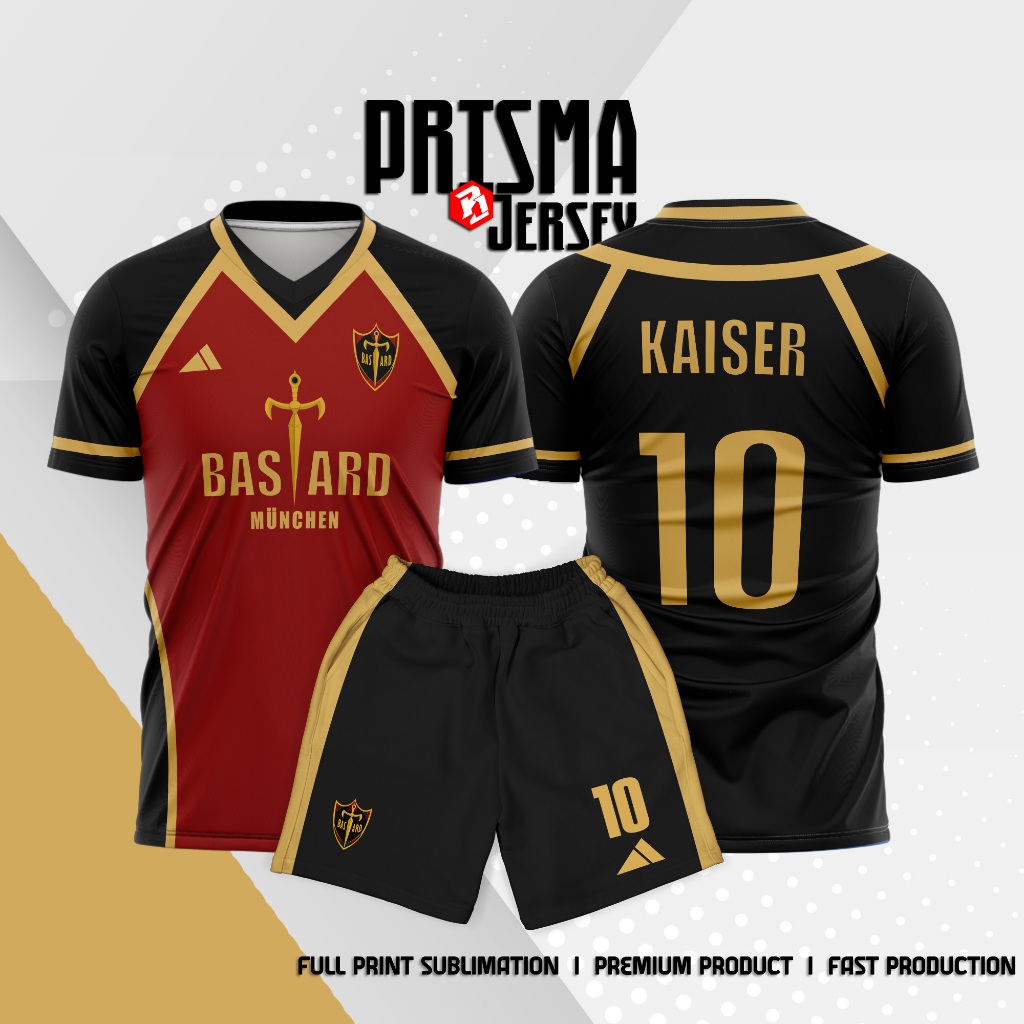 Jual Prisma Jersey Jersey Anime Blue Lock Bastard Munchen Jersey