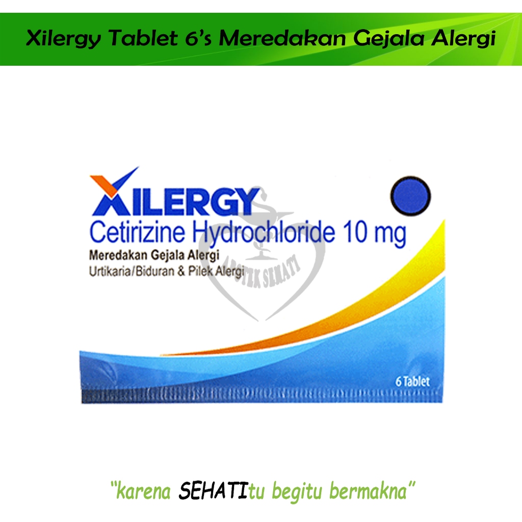 Jual Xilergy Tablet Sirup Obat Pilek Alergi Gatal Biduran Shopee