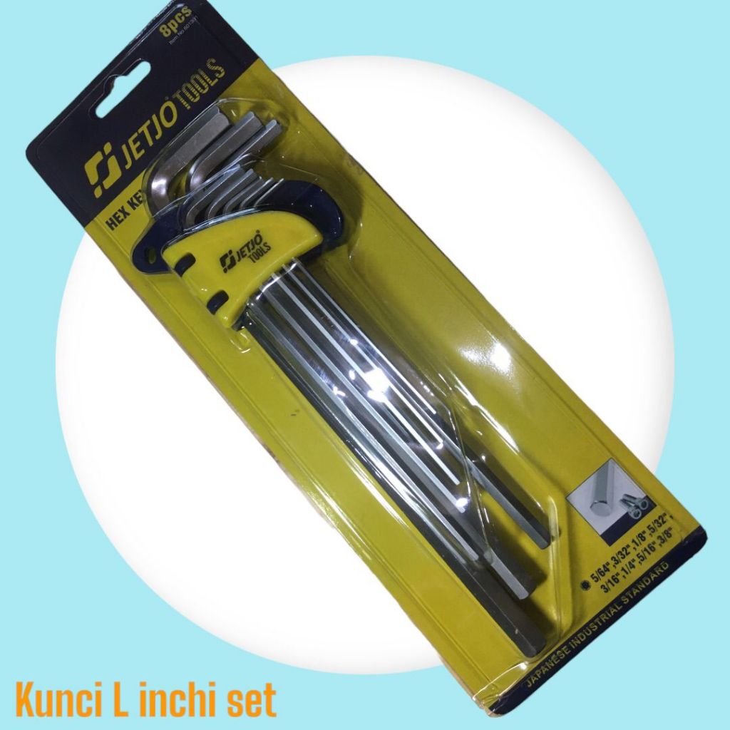 Jual Kunci L set Jetjo atau Lakoni Inchi (8pcs) | Shopee Indonesia