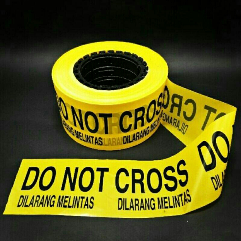 Jual Barricade Line Safety Line Police Line Tulisan Do Not Cross