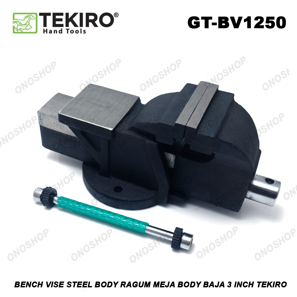 Jual Bench Vise Steel Body Ragum Meja Body Baja 3 Inch Tekiro | Shopee ...