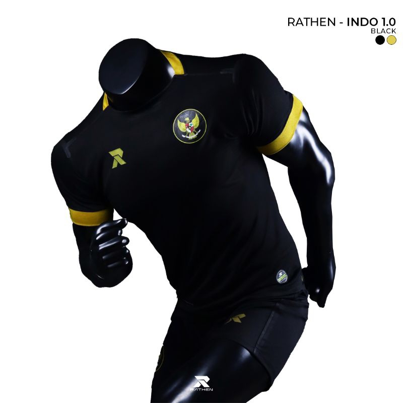 Jual RATHEN - Jersey Timnas Indonesia 1.0 fantasy Kit Hitam | Shopee ...