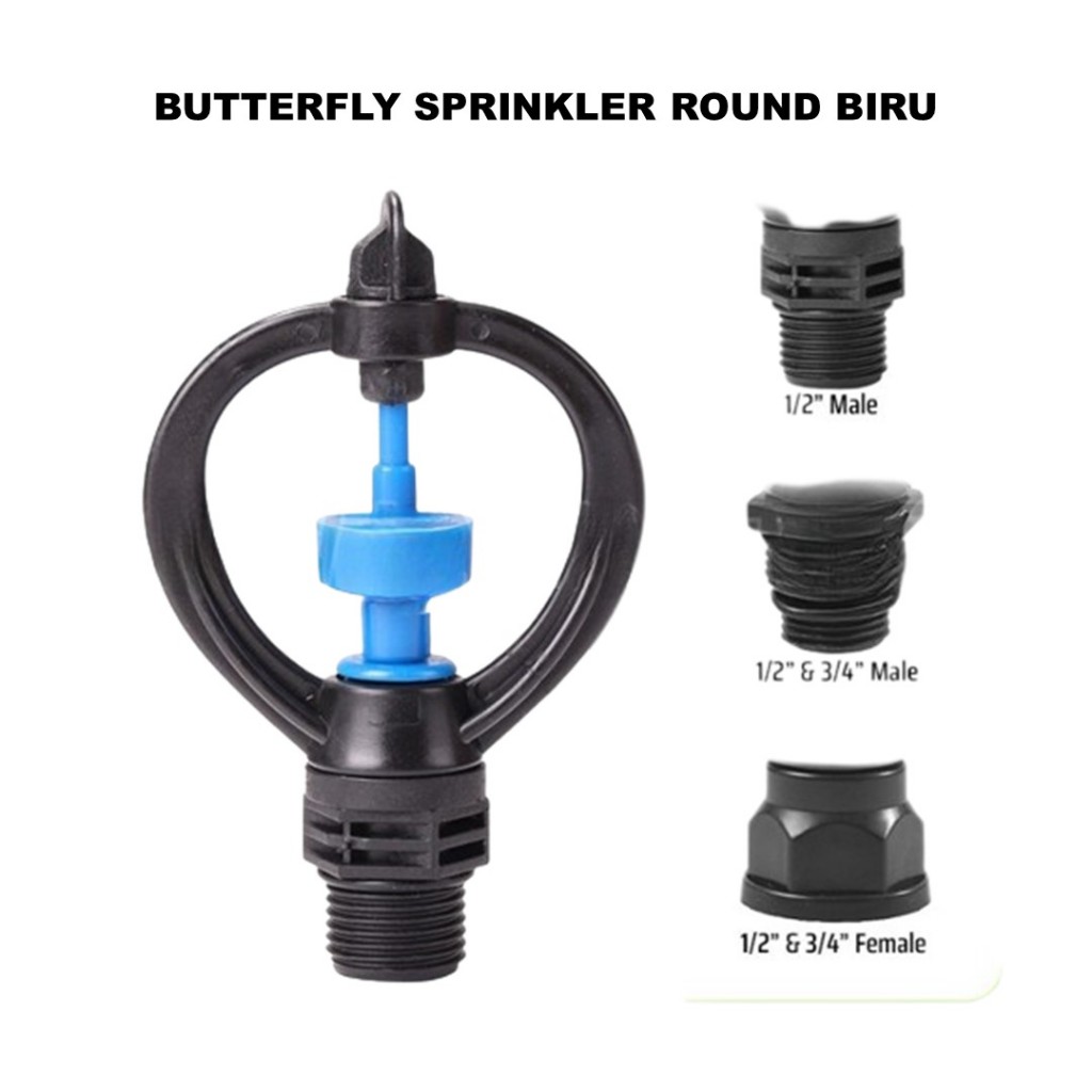 Jual Sprinkler Butterfly 1/2 3/4 inch Springkler Kupu Kupu Alat Siram ...
