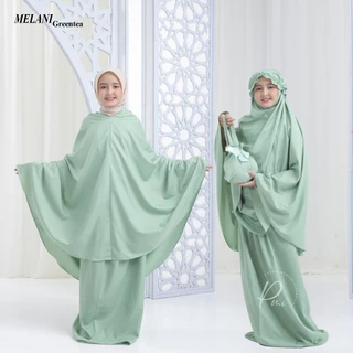 Pusat Mukena Indonesia-Mukena Anak Tanggung Katun 2in1 - MELANI