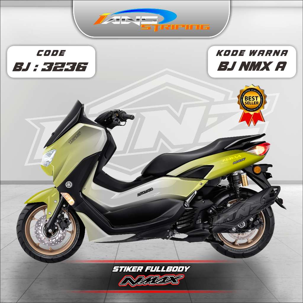 Jual BJ 3236 - DECAL STIKER NMAX 2 WARNA/ STIKER FULLBODY NMAX VARIASI ...