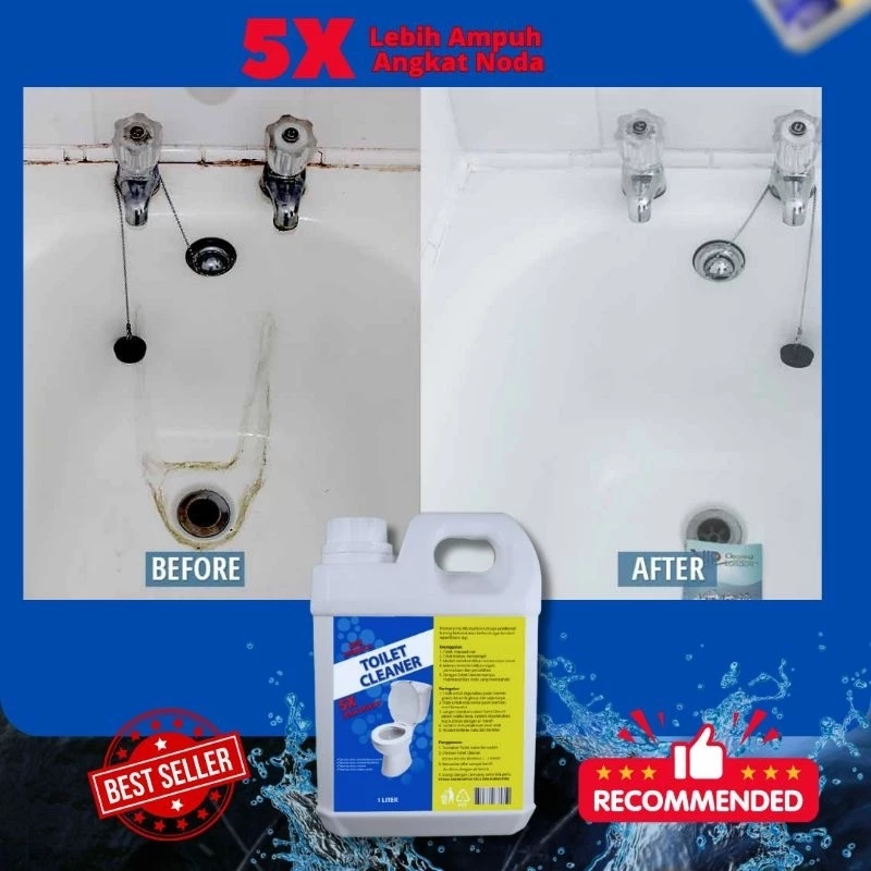 New toilet cleaner cairan pembersih lantai kerak noda wc toilet kloset keramik