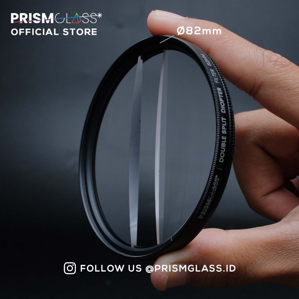 Centerfield Split Diopter Filter For Camera Lens - Circular Threaded Effect Filter