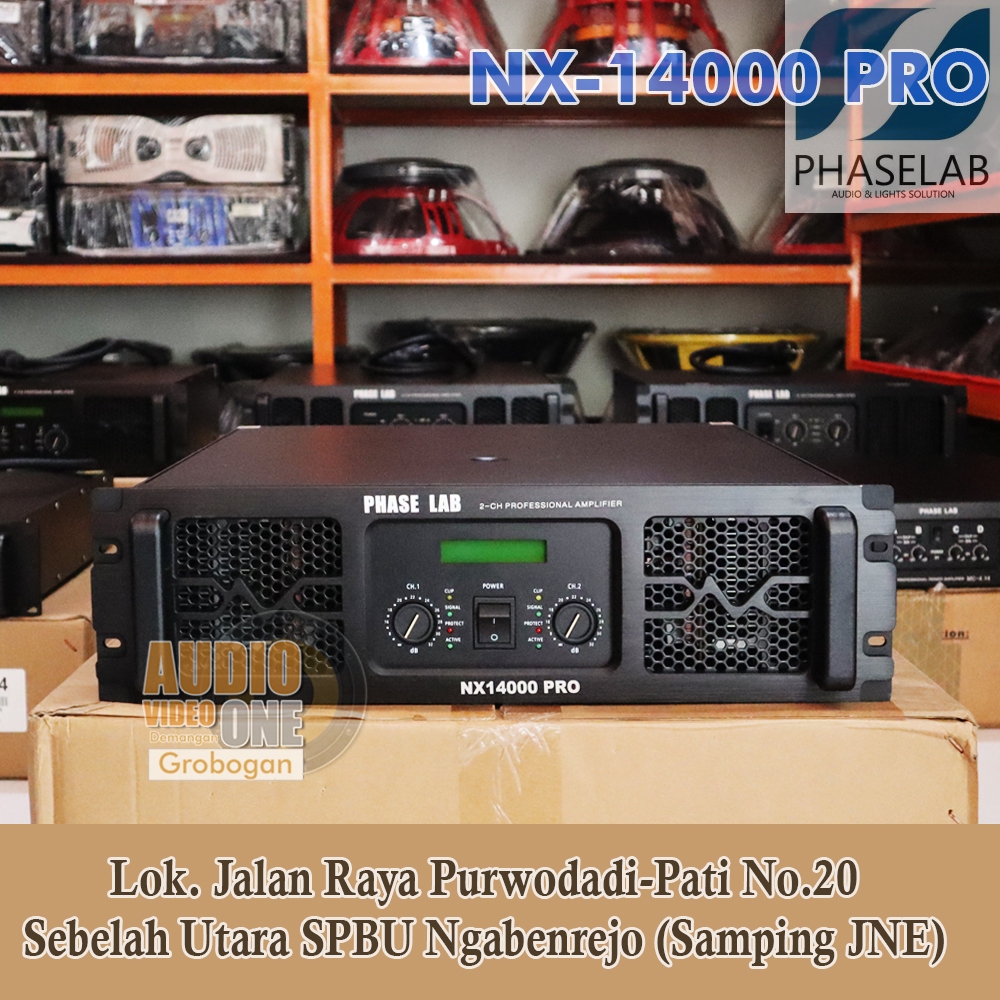 Jual Power Phase Lab NX14000 PRO Class TD 2 x 2500 Watt Original Power