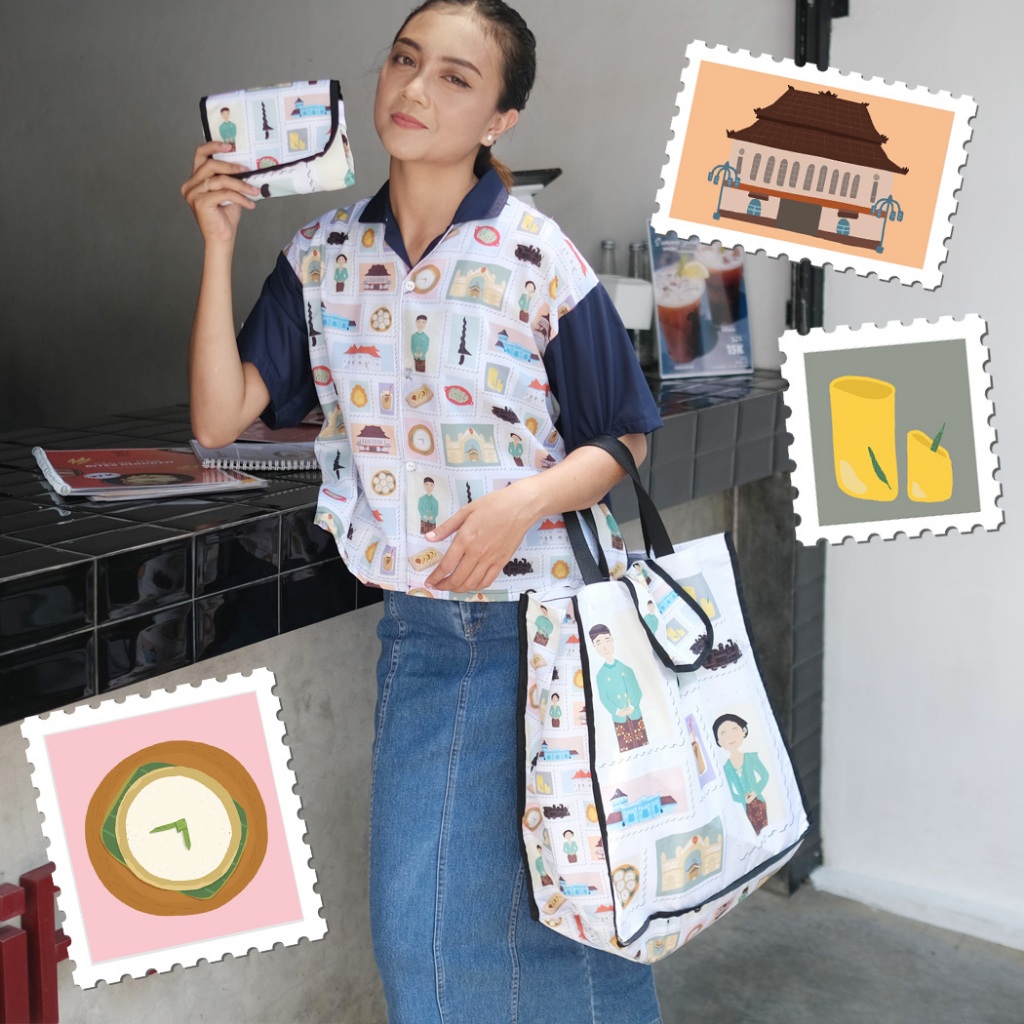 Jual ANYTHINC X ILUSTRATOR LOKAL Ema Lalita - Jajan Solo | Shopee Indonesia