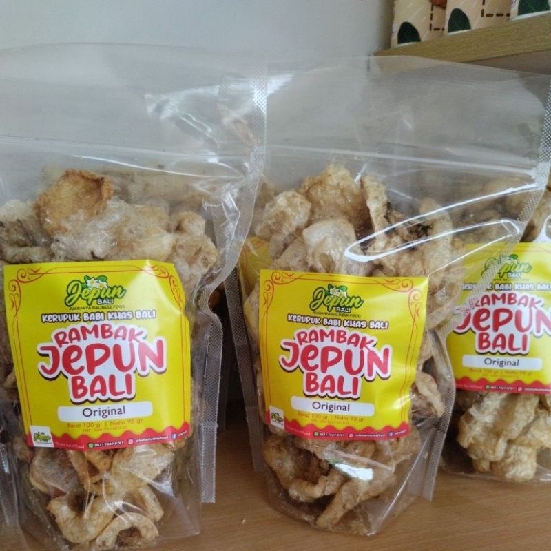 Jual RAMBAK JEPUN KULIT BABI KHAS BALI GURIH 100Gr | Shopee Indonesia