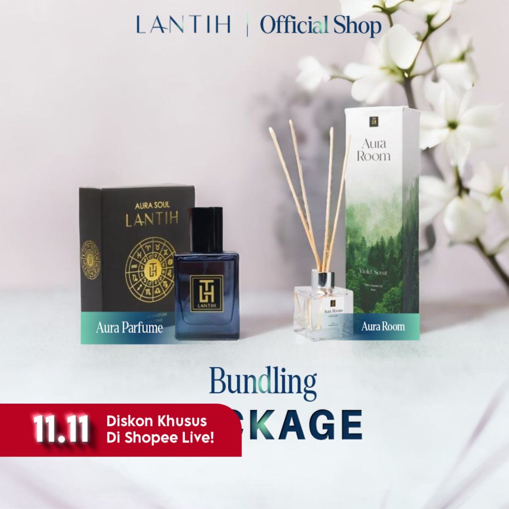 Jual [ BUNDLING AURA PACKAGE ] - Parfum Aura Lantih + Room Aura