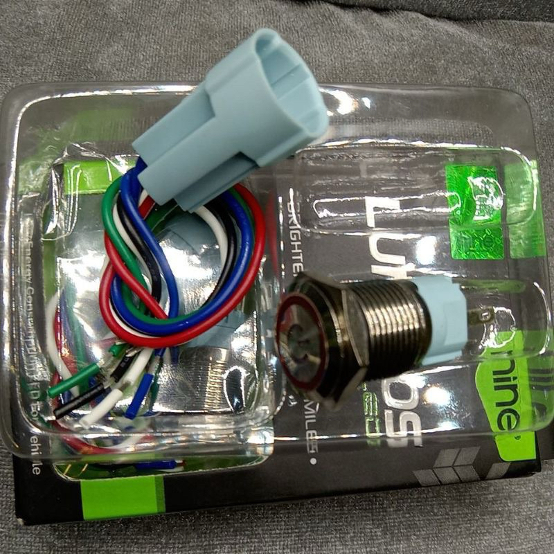 Jual NINE LUMINOSLED SWITCH SAKLAR ON OFF LED NYALA STAINLESS PREMIUM ...