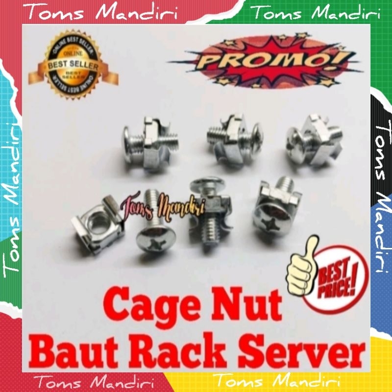 Jual Cage Nut Mur Baut Rack Server Stainless Steel Atau Lapis Galvanis