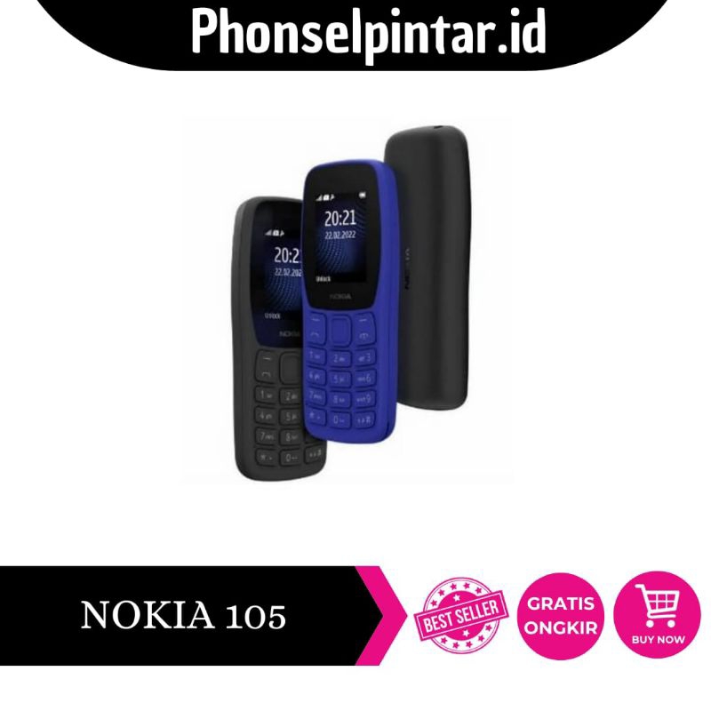 Jual NOKIA 105 (2022) - HP JADUL - MODEL SIMBA - DUAL SIM - GARANSI ...