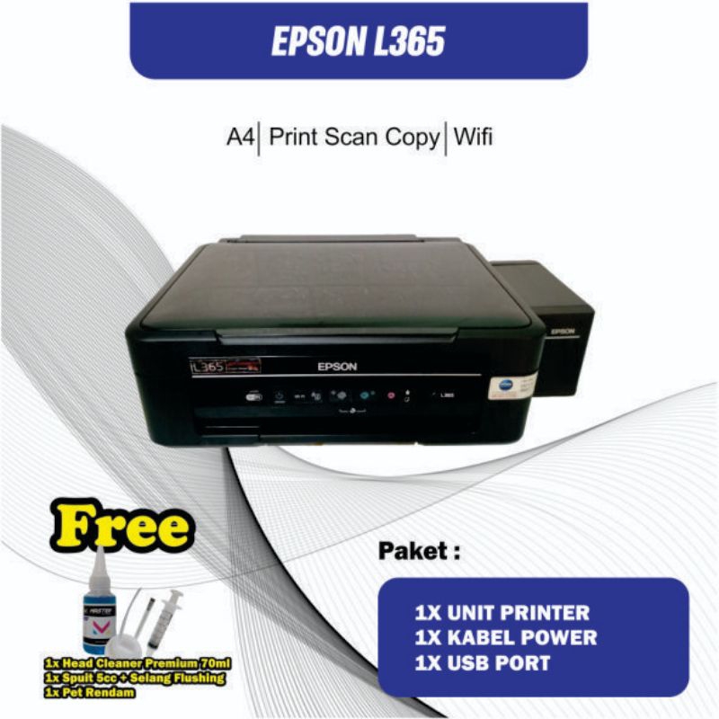 Jual PRINTER EPSON L365 FULL NOZZLE Shopee Indonesia