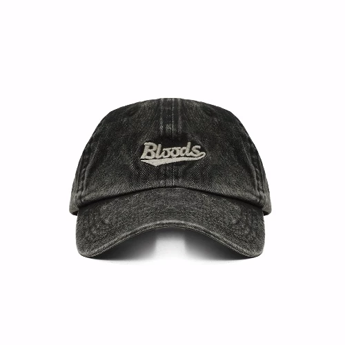 Topi Baseball Pria Hitam Premium Katun Twill Bordir Adjustable foto 2