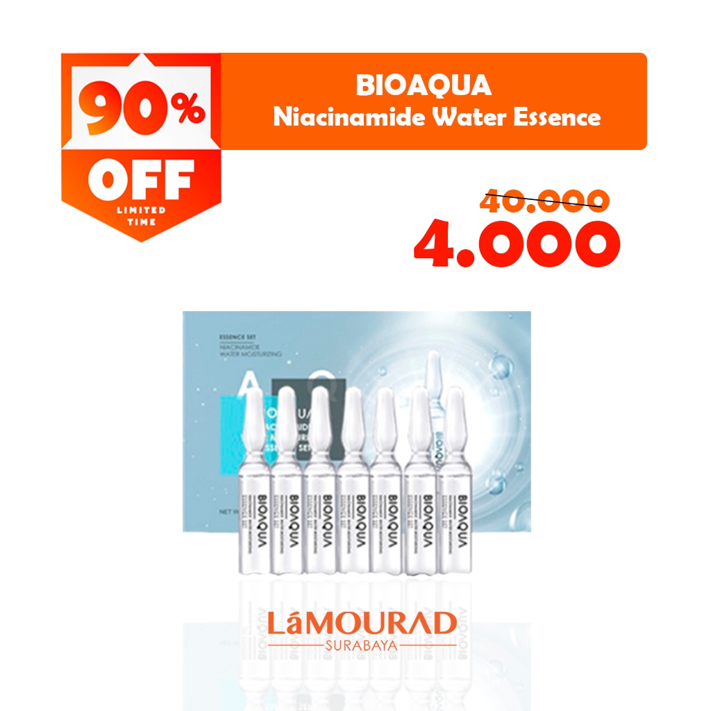 Jual BIOAQUA Niacinamide Water Moisturizing Essence Set 2ml x 7 pcs
