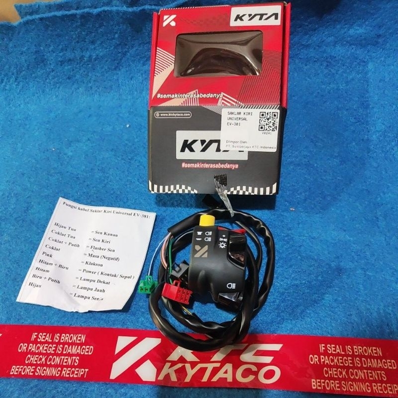 Jual saklar kiri ktc kytaco kiri universal evi-381uda logo baru K KYTA ...