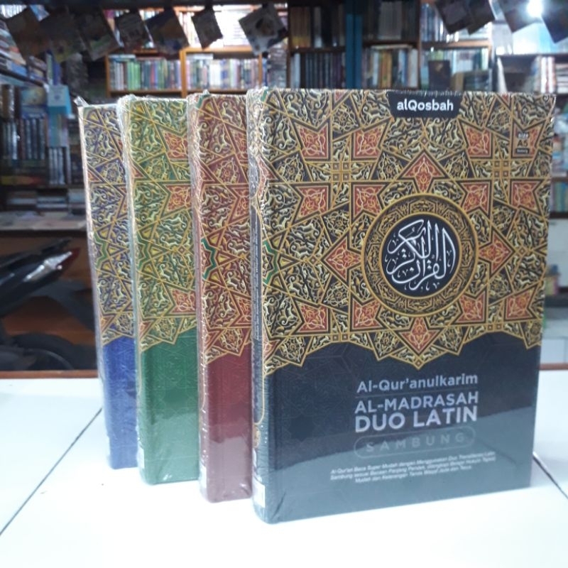 Jual AL QOSBAH Al Quran Al Madrasah Duo Latin Sambung Ukuran A5 ...