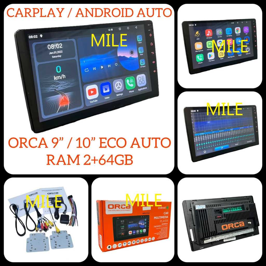 Jual ANDROID ORCA ADR-9988 9 / 10 INCH ECO AUTO RAM 2+64GB CARPLAY ...