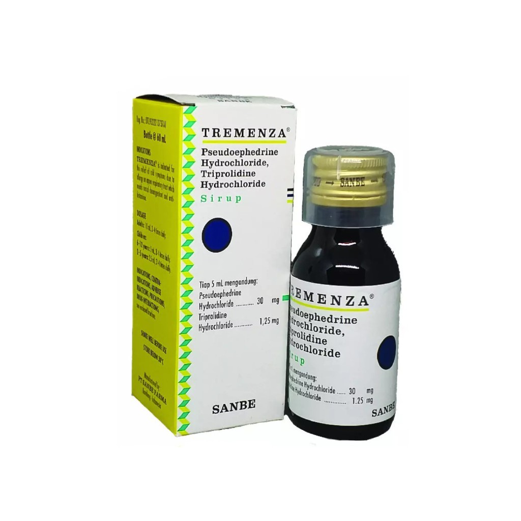 Jual TREMENZA SIRUP 60 ML | Shopee Indonesia