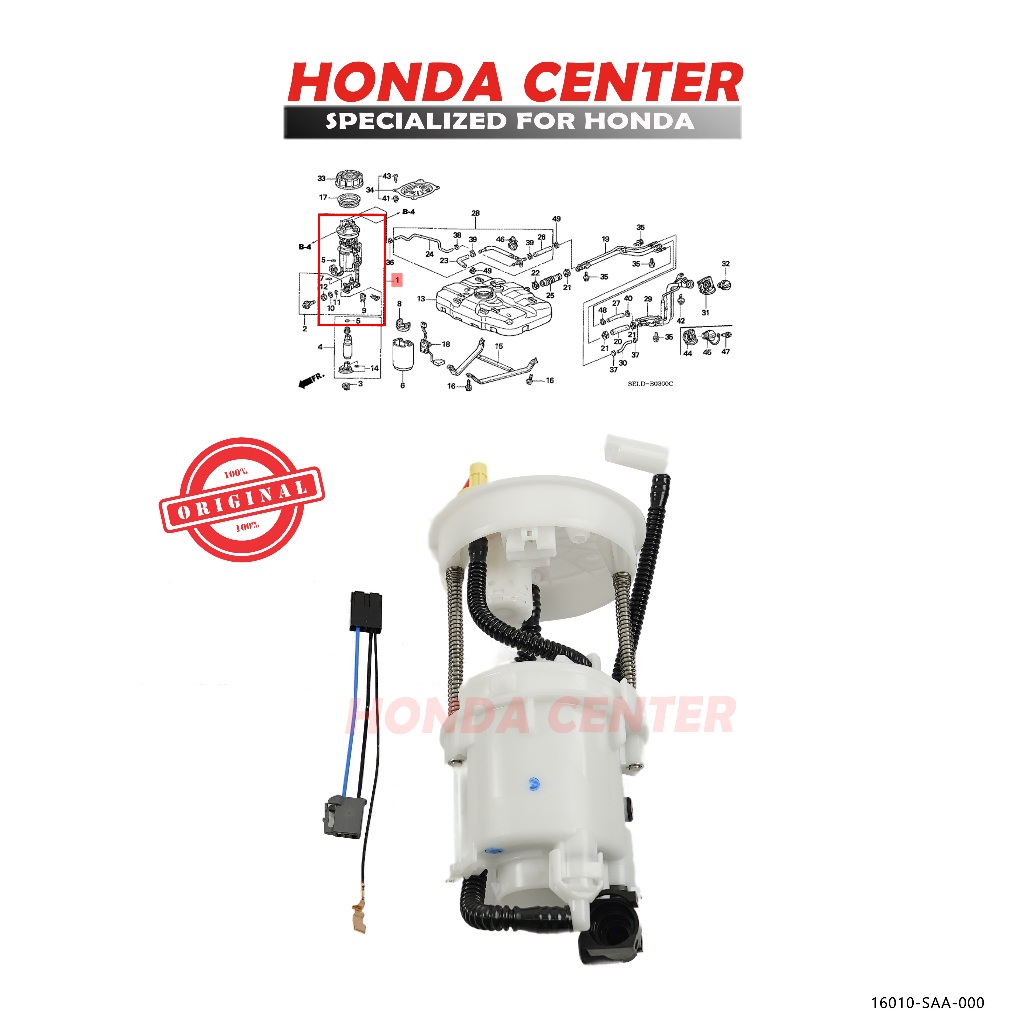 Jual fuel filter strainer saringan bensin jazz vtec idsi new city vtec