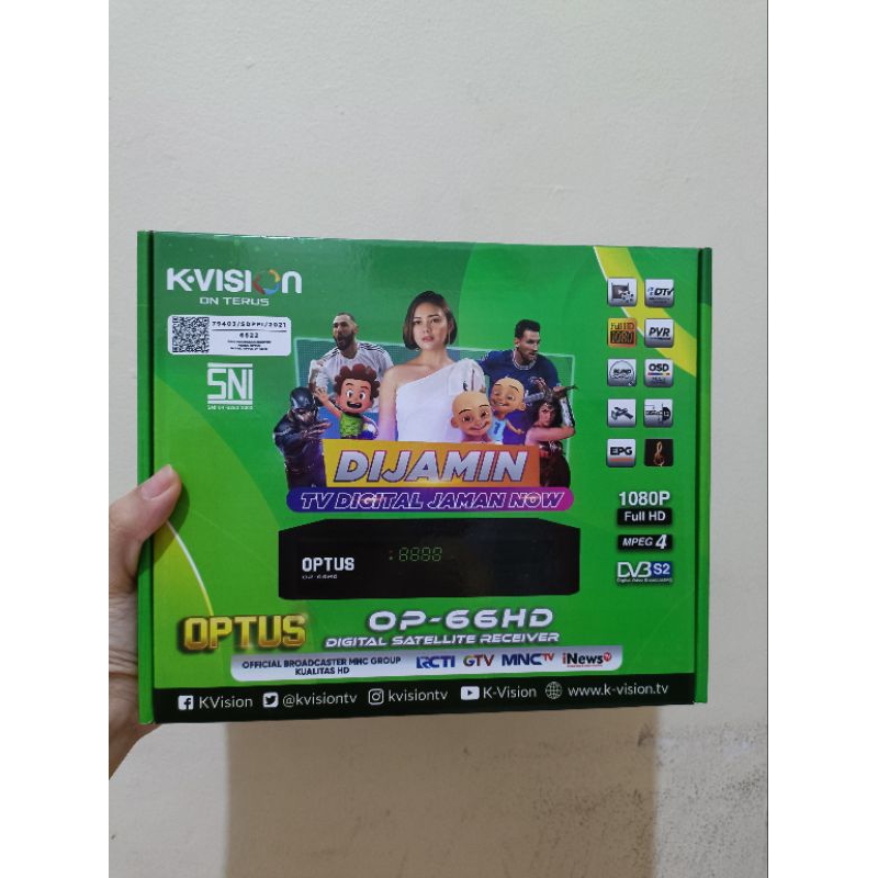 Jual Receiver , digital optus 66 HD k.vision Shopee Indonesia